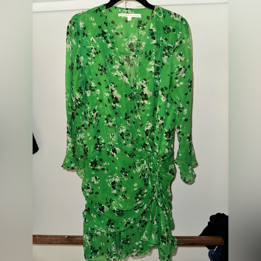Green Silk Dress | Veronica Beard